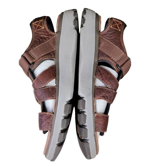 Clark\'s Unstructured Men\'s Brown Leather Un Trek Cove Sandals Size 12 main image 5